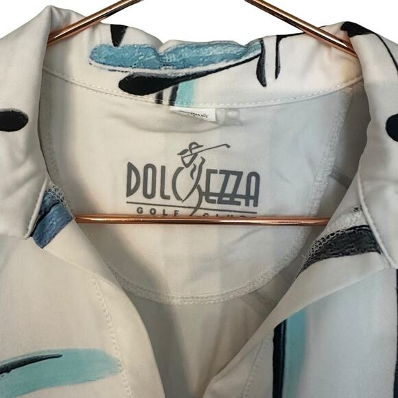 Dolcezza golf club sleeveless collared shirt size small - Picture 2 of 8